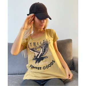 Remera Atletic Mostaza